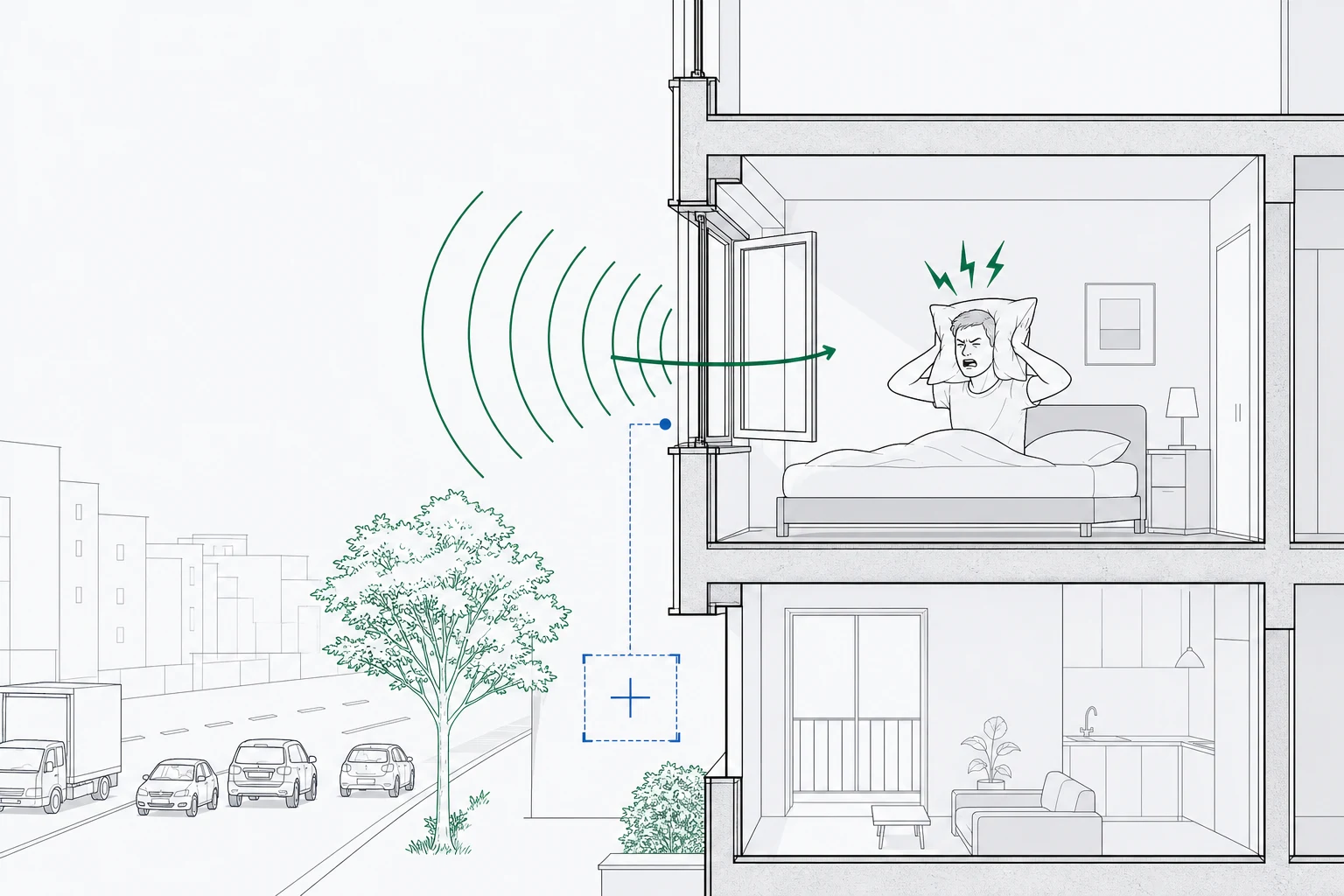 Traffic noise in cities: what architects can actually do about it